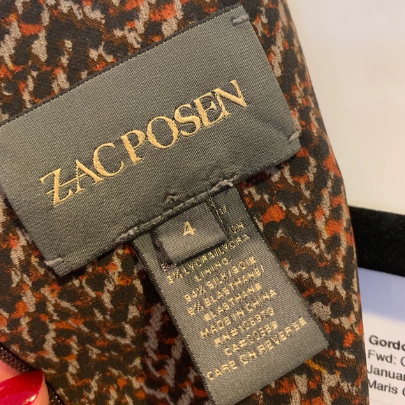 Zac Posen Cap Sleeve Dress - Picture 7 of 7